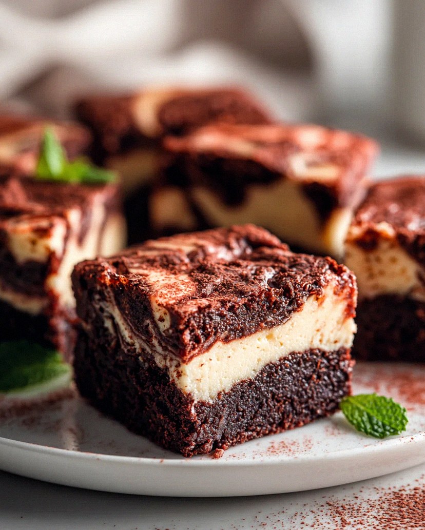 Alkoholfreie Valentinstags Cheesecake Brownies: Süße Liebe pur! – Schritt 2