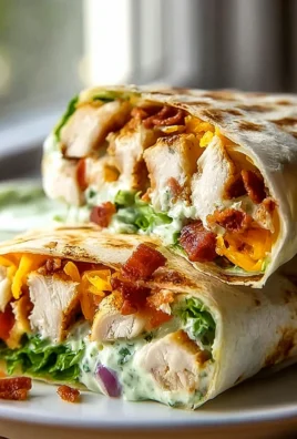 Chicken Beef Putenspeck Ranch Wrap Rezept: Cremig & Lecker!
