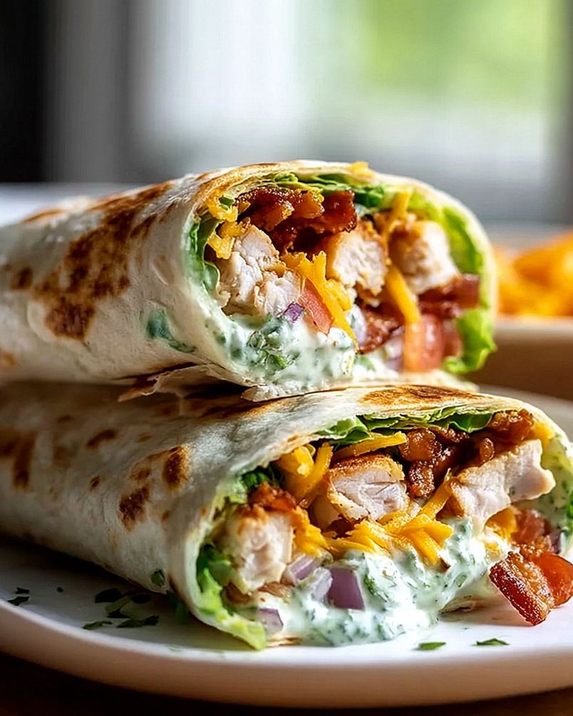 Chicken Beef Putenspeck Ranch Wrap Rezept: Cremig & Lecker! – Schritt 2