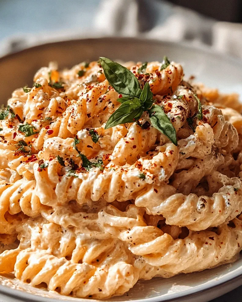 Creamy Cottage Cheese High Protein Pasta Sauce – Quick Recipe – Schritt 2