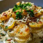 Cremige Knoblauch-Kartoffeln