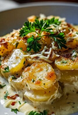 Cremige Knoblauch-Kartoffeln