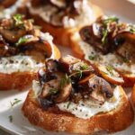 Cremige Pilz-Toasts mit geschlagenem Ricotta – Einfach köstlich!