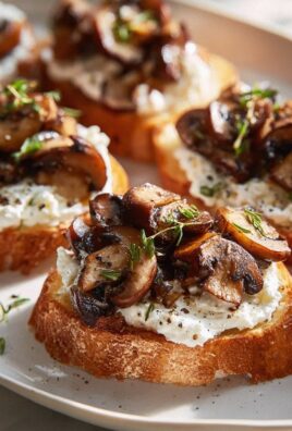Cremige Pilz-Toasts mit geschlagenem Ricotta – Einfach köstlich!
