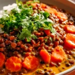 Cremiges Linsencurry mit Möhren: Vegan & schnell zubereitet!