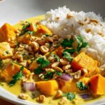 Cremiges Süßkartoffel Curry mit Cashews: Schnell & Lecker!