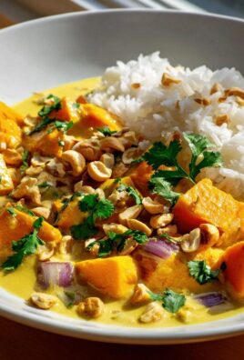 Cremiges Süßkartoffel Curry mit Cashews: Schnell & Lecker!
