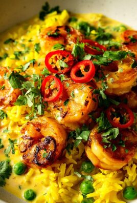 Curry Reis mit Garnelen & Kokosmilch: Cremig, Würzig, Lecker!