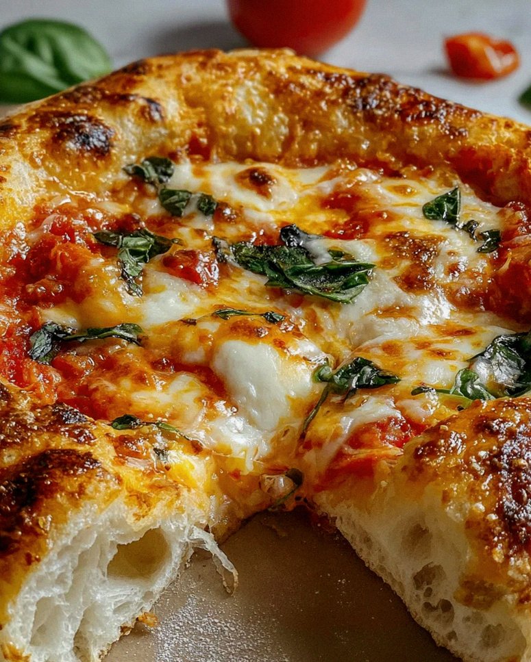 Der beste italienische Pizzateig und Pizza Margherita