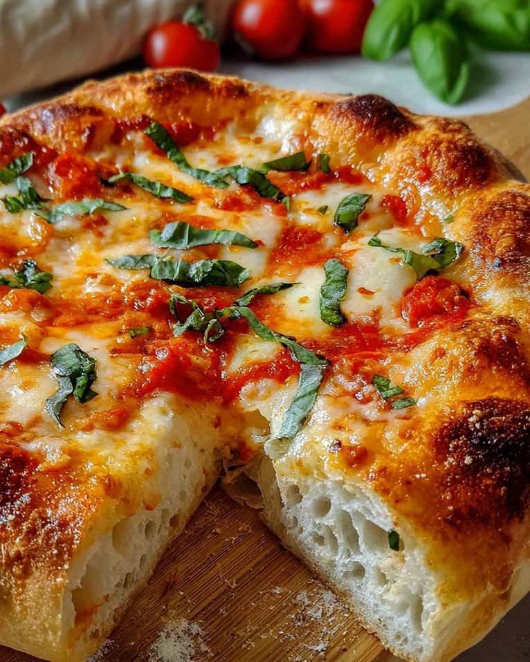 Der beste italienische Pizzateig und Pizza Margherita – Schritt 1