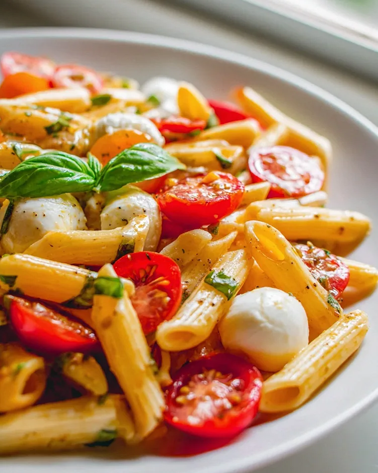 Der beste Pasta Salat mit Tomaten & Mozzarella Rezept – Schritt 2