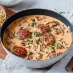 Filettopf mit Champignons - einfach & so cremig