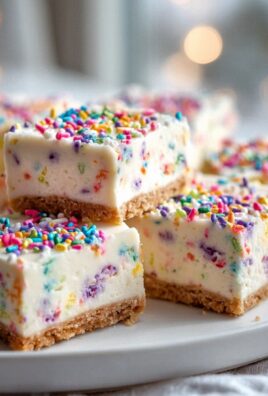 Funfetti Birthday Cheesecake Bars – Perfect Party Dessert