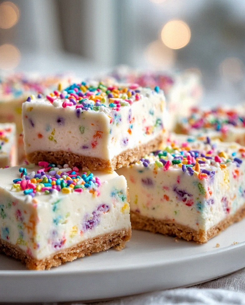 Funfetti Birthday Cheesecake Bars – Perfect Party Dessert – Schritt 1