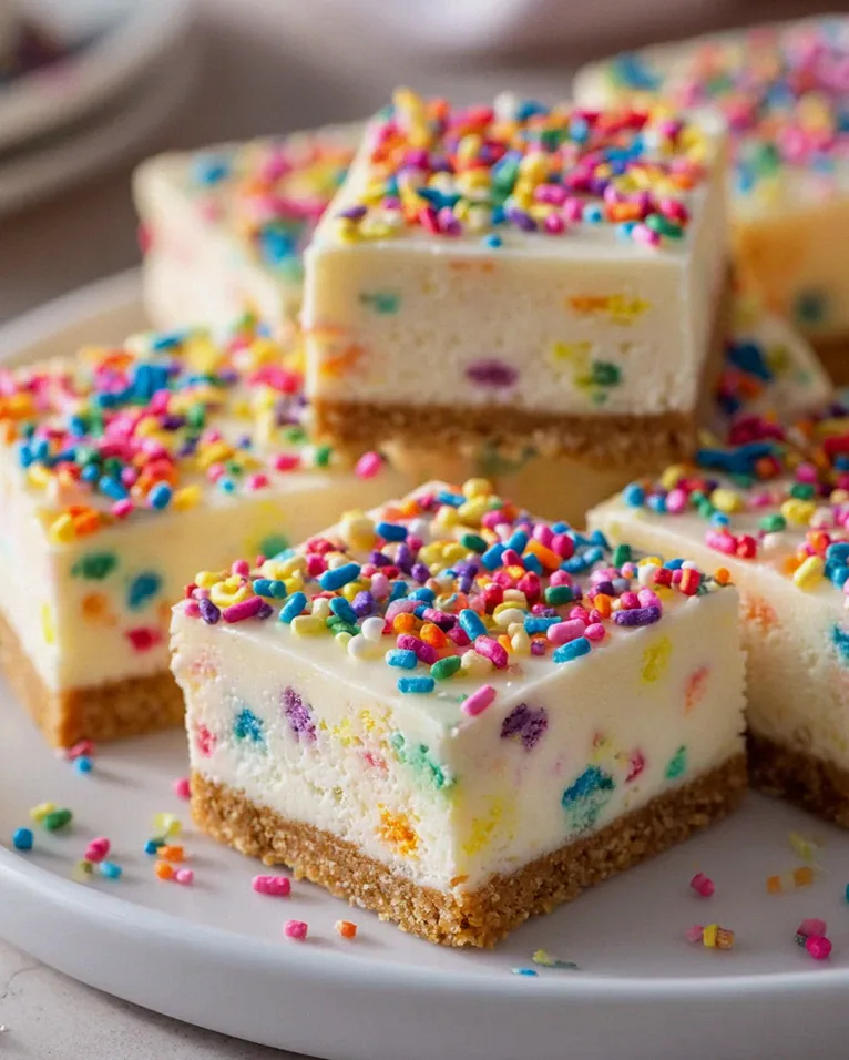 Funfetti Birthday Cheesecake Bars – Perfect Party Dessert – Schritt 2