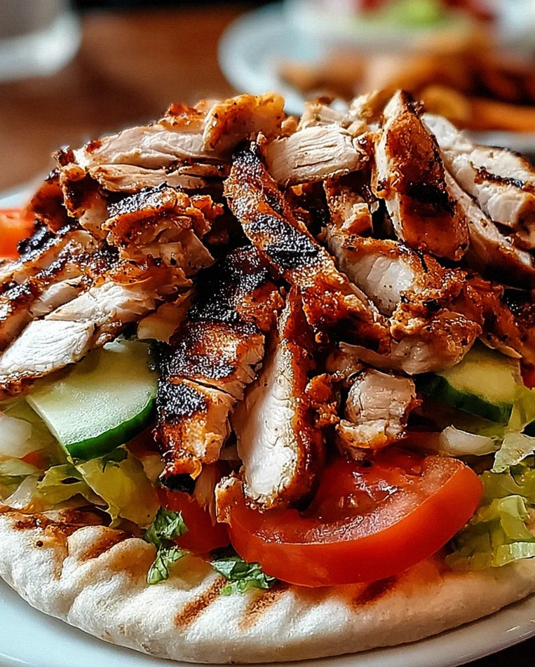Geröstetes Hähnchen Shawarma Gyros – Schritt 2