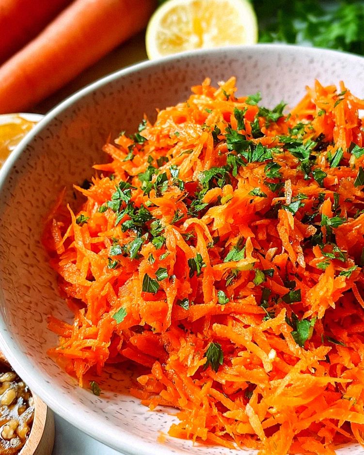 Gesunder Karottensalat – Schritt 2