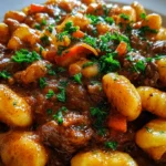 Gnocchi-Gulasch