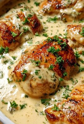 Hähnchen in Frischkäsesauce