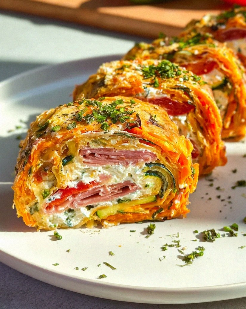 Healthy Potato Roll with Cream Cheese Filling – Delicious & Light