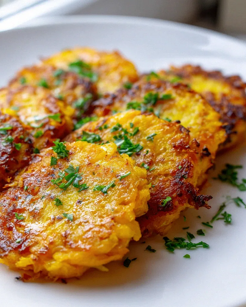 Herbstliche Kürbis Kartoffel Puffer: Feta & Kräuter-Genuss – Schritt 2