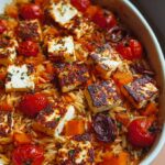 Herbstlicher Halloumi Orzo Auflauf – Ein köstlicher Genuss!