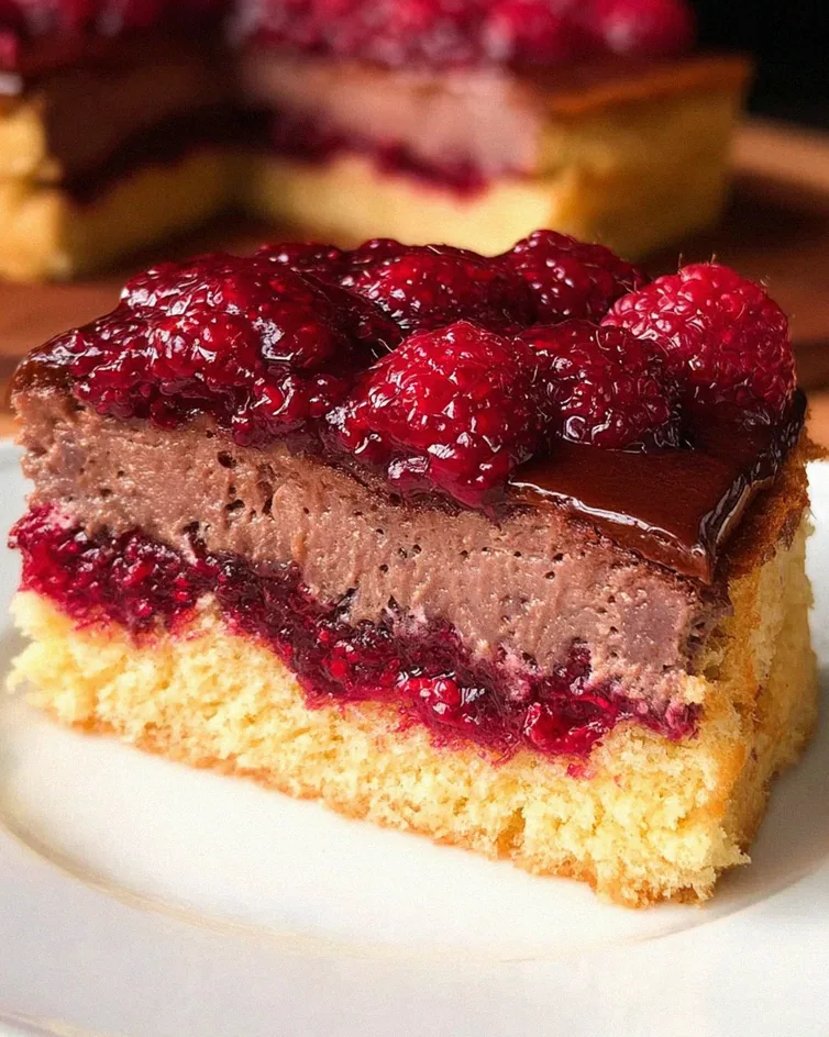 Himbeerkuchen mit Schokopudding – Schritt 1