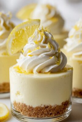 Himmlische Zitronen Mousse Cheesecake Cups: Einfach & Frisch