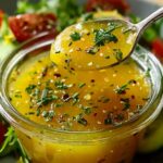 Honig Senf Zitronen Vinaigrette für Salate