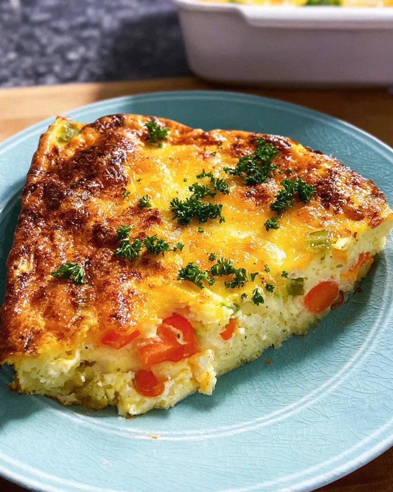 Hüttenkäse-Eierauflauf – Schritt 1