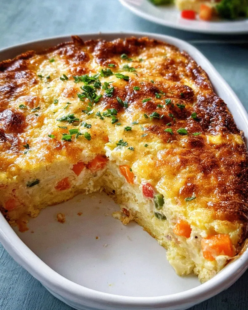 Hüttenkäse-Eierauflauf – Schritt 2