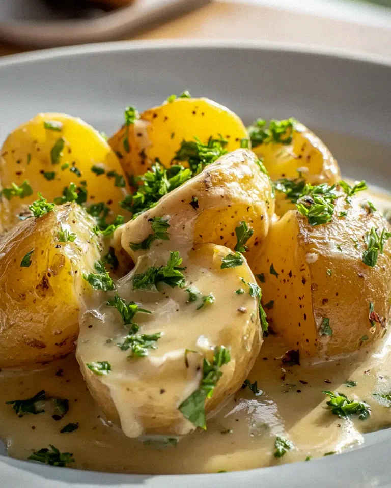 Irresistible Potatoes with Creamy Garlic Sauce – Schritt 2