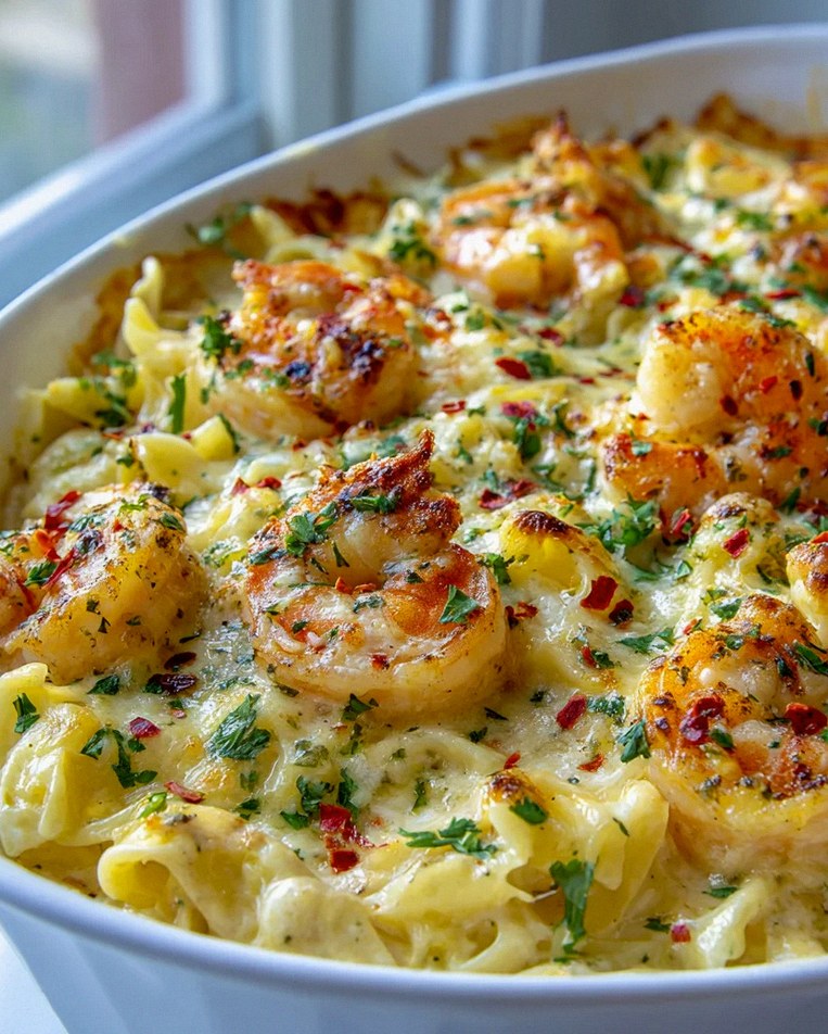 Käse-Liebe: Marry Me Shrimp Pasta Auflauf Rezept entdecken!