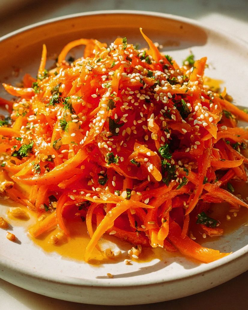 Karottensalat Ingwer-Sesam-Dressing: Das ultimative Rezept – Schritt 1