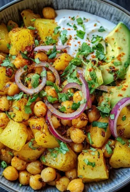 Kartoffel-Kichererbsen-Bowl