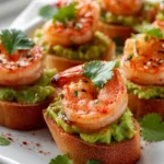 Knoblauch-Garnelen Crostini mit Avocado: Einfach Genial!