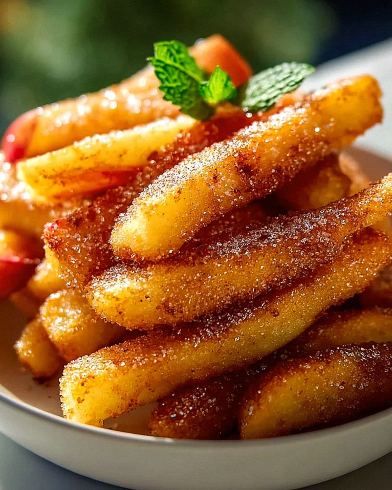 Knusprige Apfelsticks im Airfryer – Gesund & lecker backen! – Schritt 2