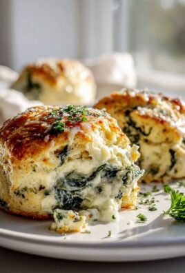 Knusprige Knoblauchbutter-Spinat-Artischocken-Bomben