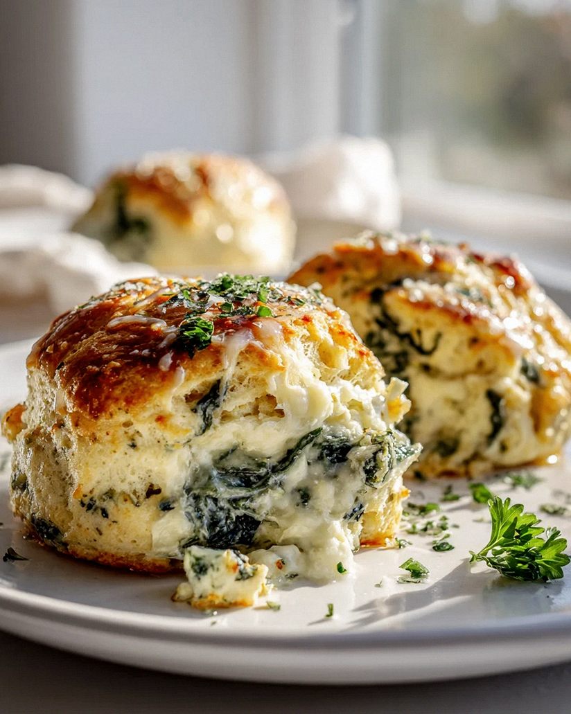 Knusprige Knoblauchbutter-Spinat-Artischocken-Bomben – Schritt 1