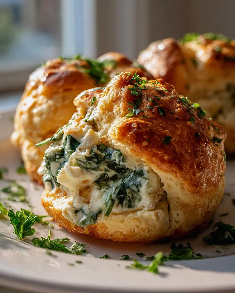 Knusprige Knoblauchbutter-Spinat-Artischocken-Bomben – Schritt 2
