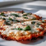 Köstliches Low Carb Blumenkohl-Pizza-Flatbread