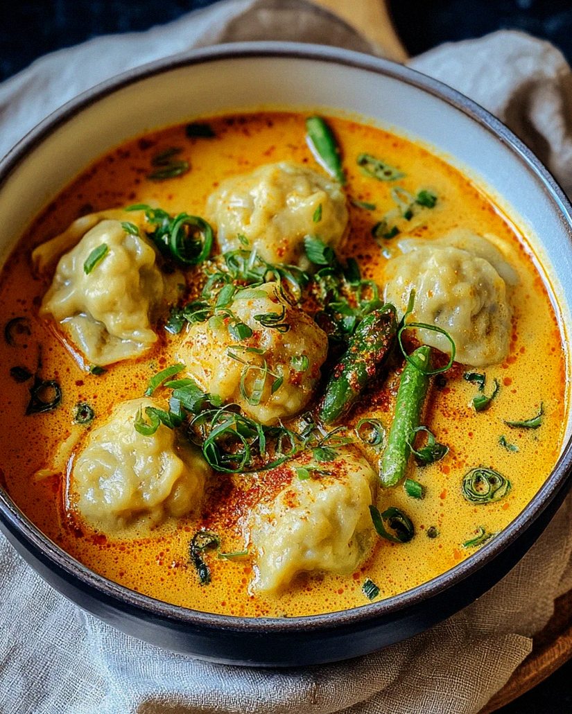 Kokos Curry Suppe mit Dumplings – Schritt 1