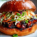 Korean Bbq Chicken Sandwich mit Krautsalat - Einfach & Köstlich!