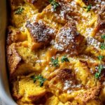 Kürbis French Toast Auflauf für viele: Ein süßer Herbsttraum!