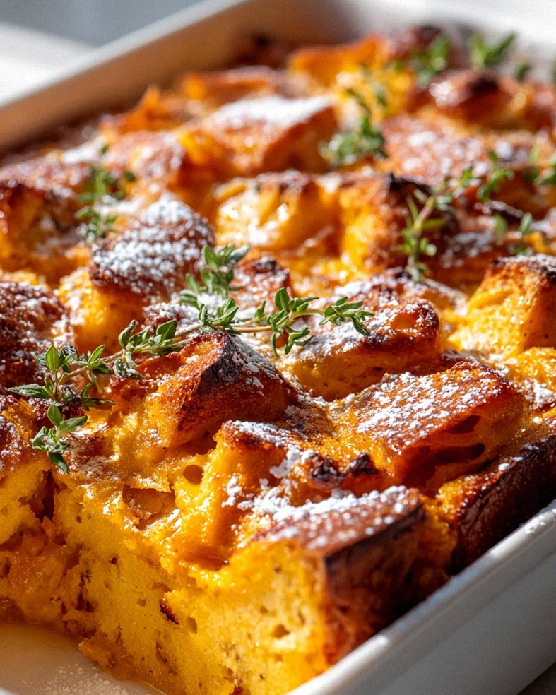 Kürbis French Toast Auflauf für viele: Ein süßer Herbsttraum! – Schritt 2