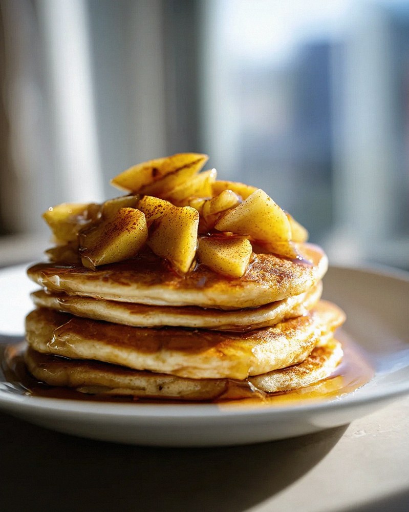 Leckere Apfel-Zimt-Pfannkuchen – Einfaches Rezept! – Schritt 1