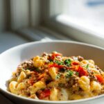 Leckere Cowboy Nudeltopf – Herzhaftes Rezept mit Rindfleisch!