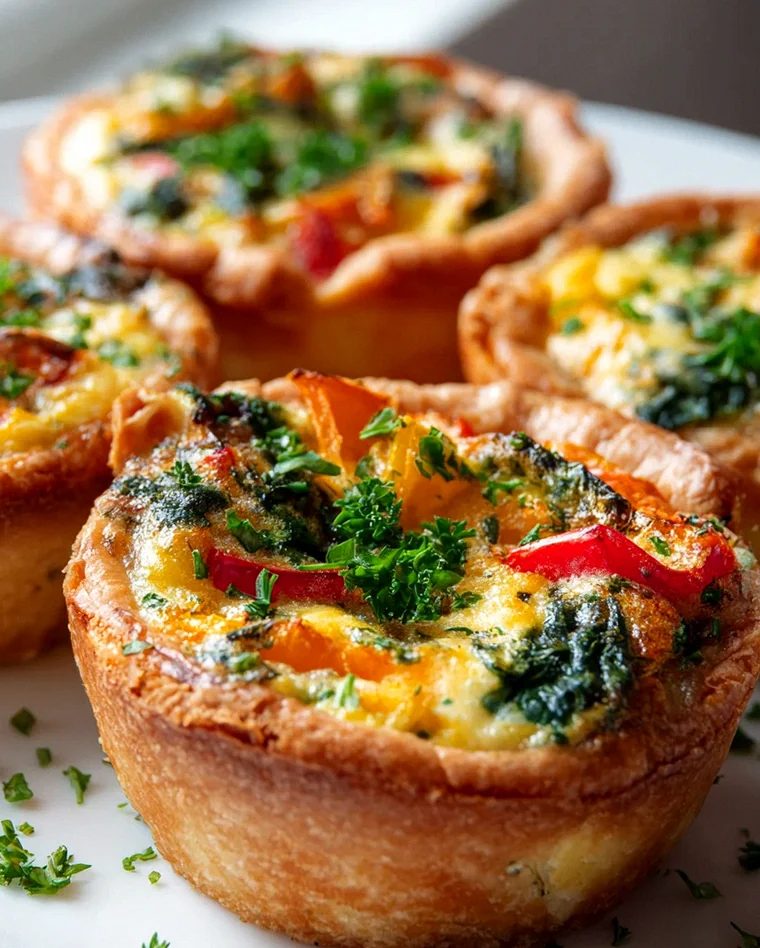 Leckere Mini Quiches mit Gemüse – Einfaches Rezept für Snacks! – Schritt 2