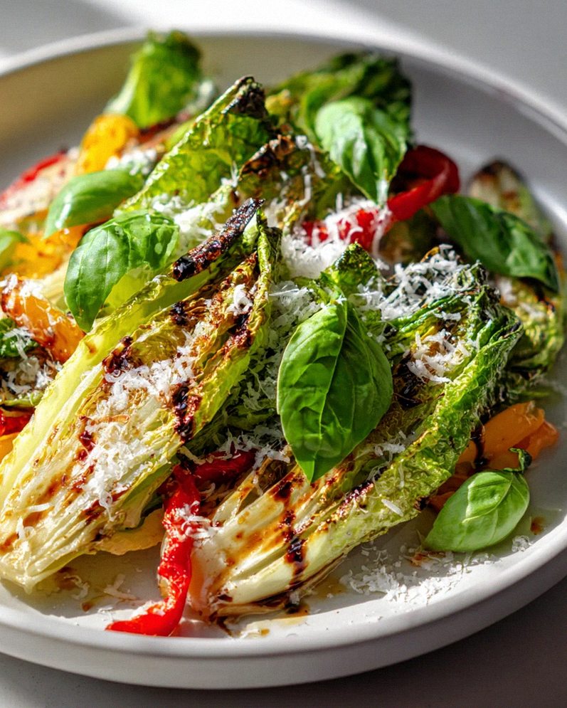 Leckerer Gegrillter Salat: Parmesan, Balsamico – Jetzt probieren! – Schritt 1