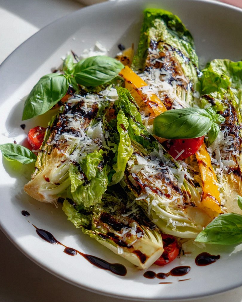 Leckerer Gegrillter Salat: Parmesan, Balsamico – Jetzt probieren! – Schritt 2